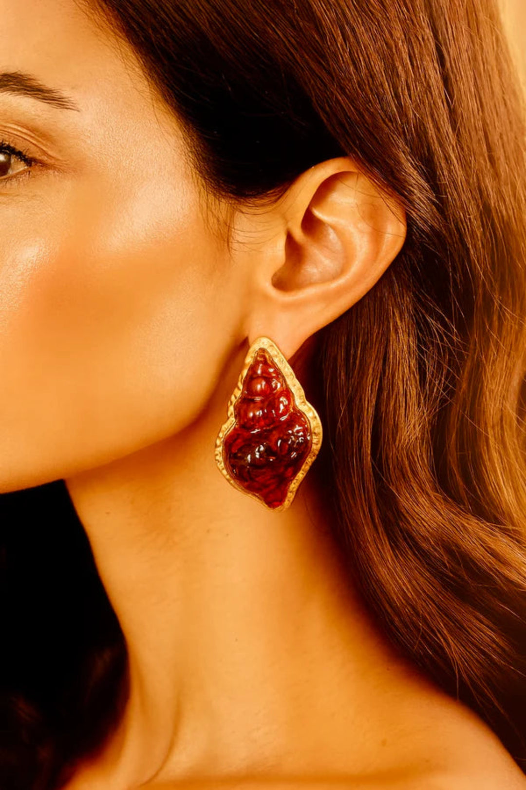Spiral Shell Earrings