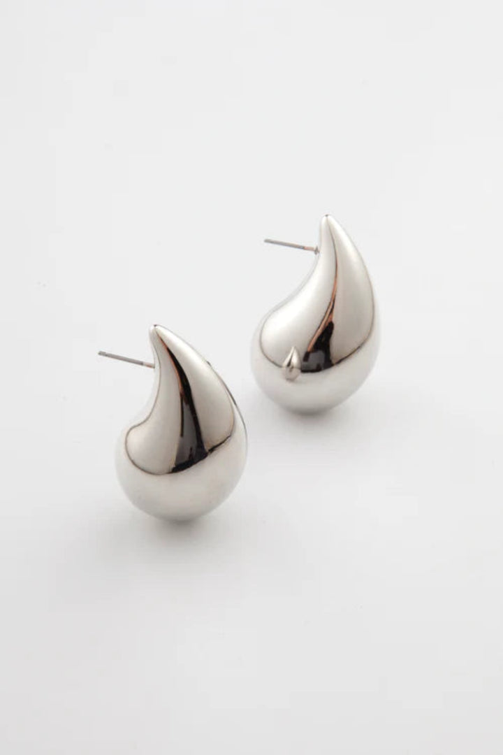 Silver Teardrop Earrings