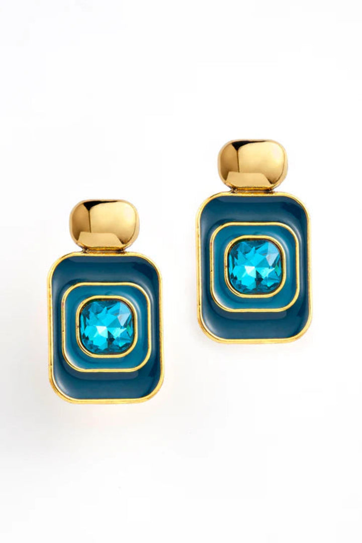 Gatsby Blue Earrings
