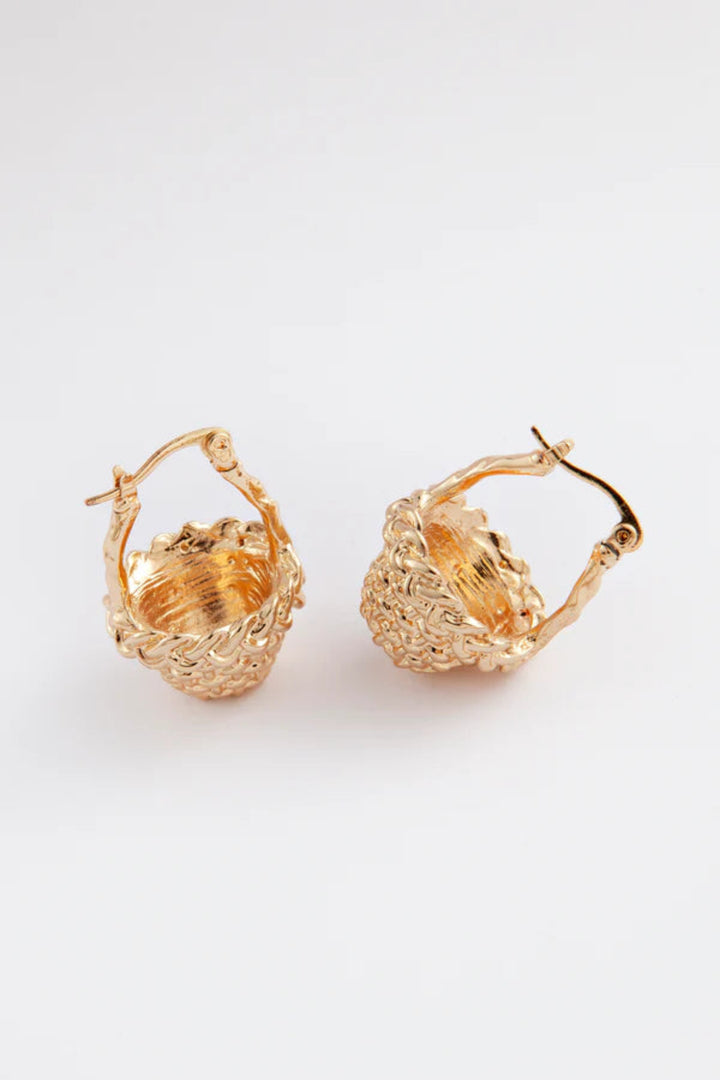 Picnic Crochet Earrings – Gold-Plate