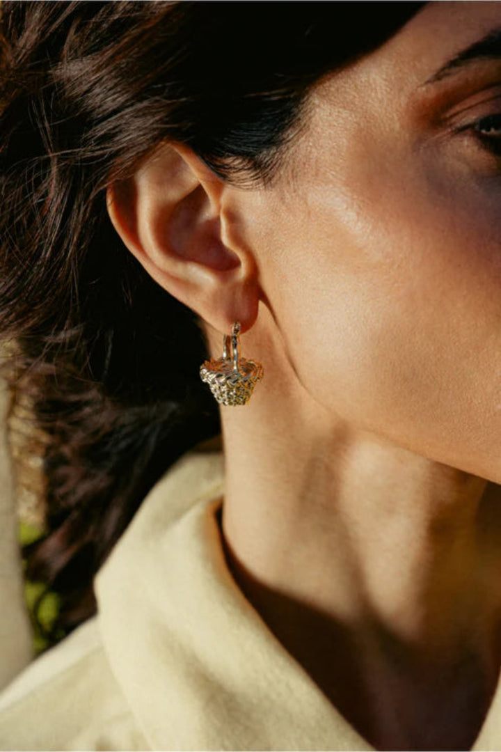 Picnic Crochet Earrings – Gold-Plate