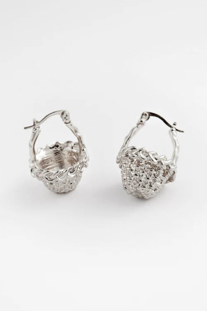 Picnic Crochet Earrings – Silver-Plated