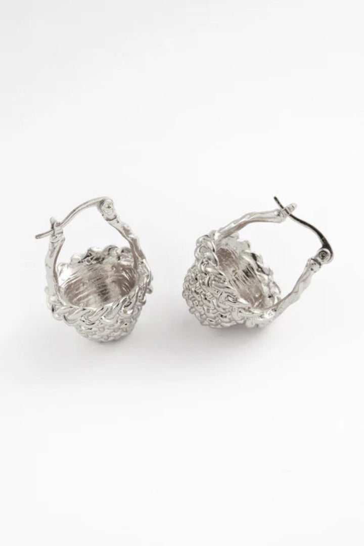 Picnic Crochet Earrings – Silver-Plated