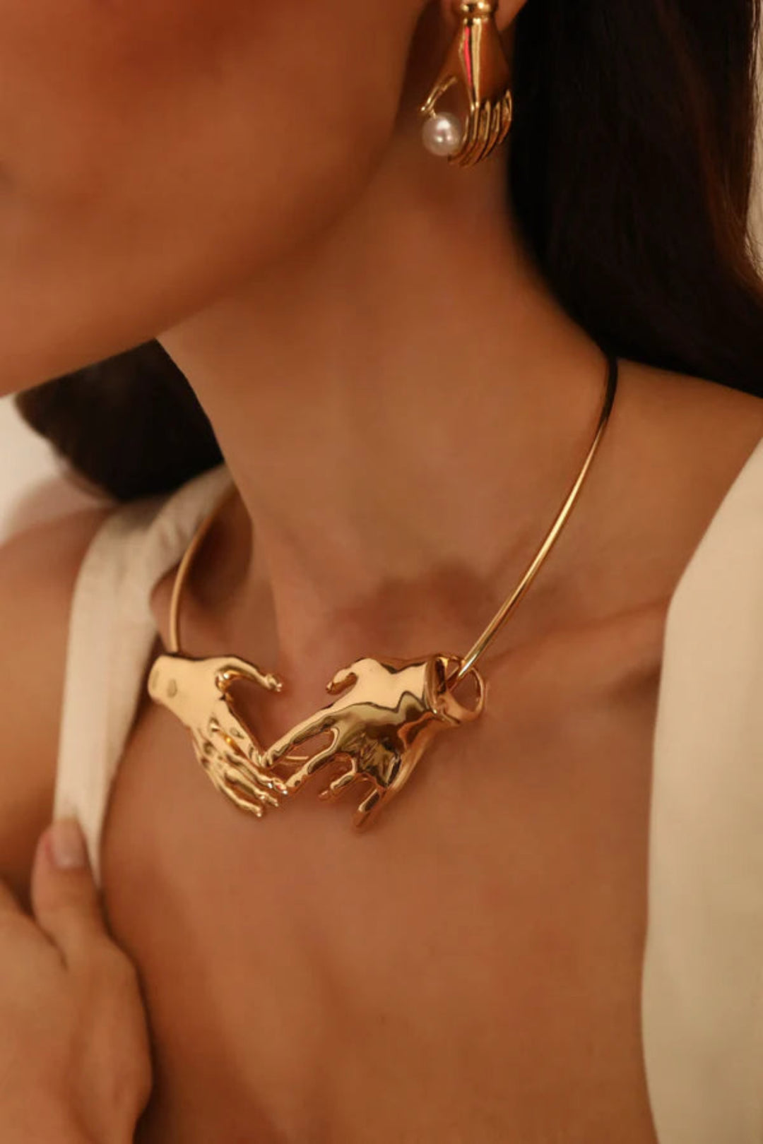 Choker Hands Gold