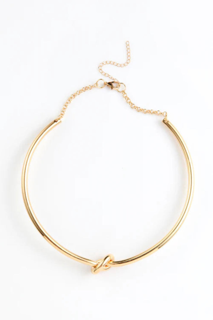 Knot Choker Gold