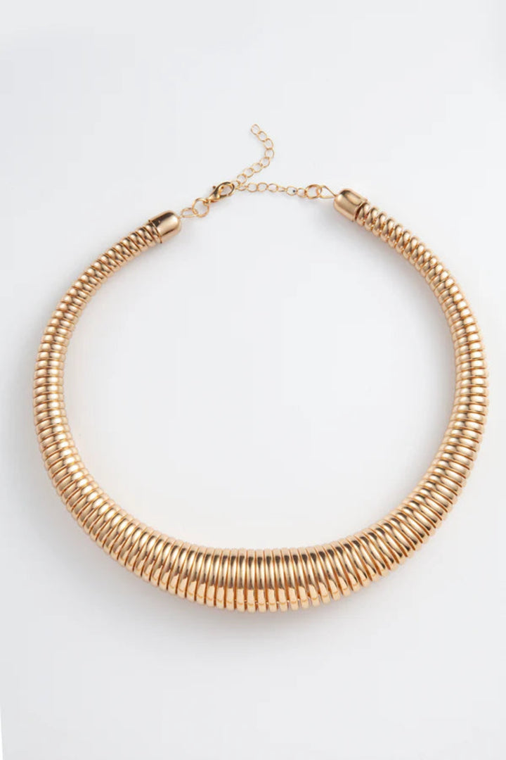 Spiral Necklace in Gold