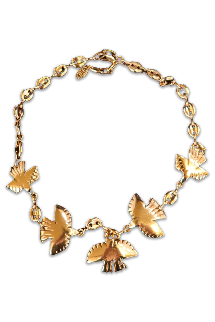 Golden Birds Necklace