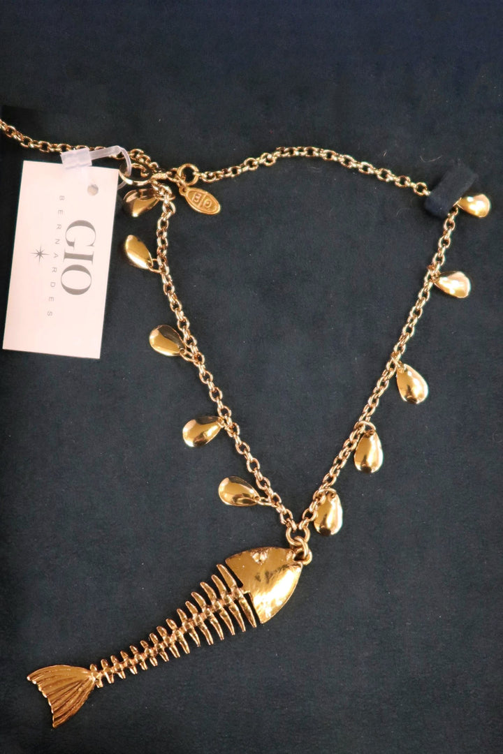 Golden Fish Necklace