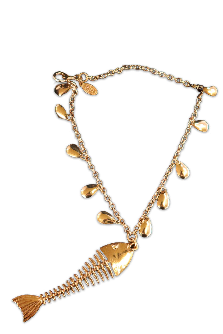Golden Fish Necklace