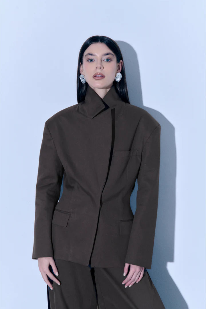 Koi Envelope Blazer in Smoke
