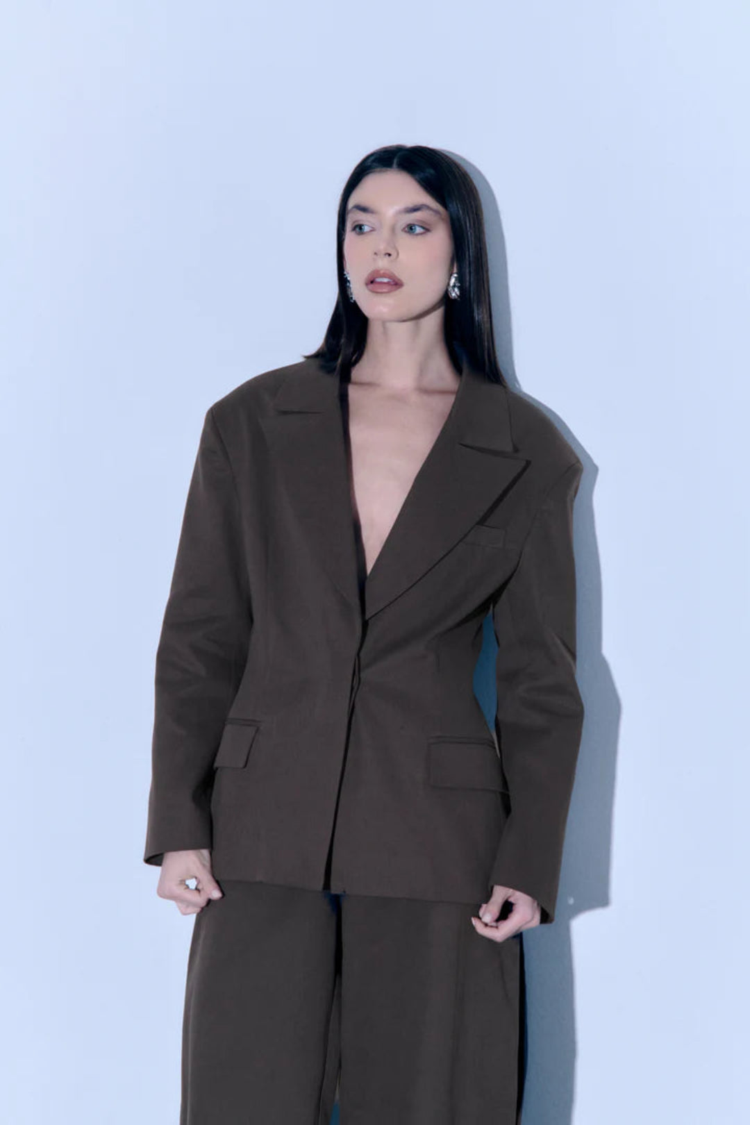 Koi Envelope Blazer in Smoke