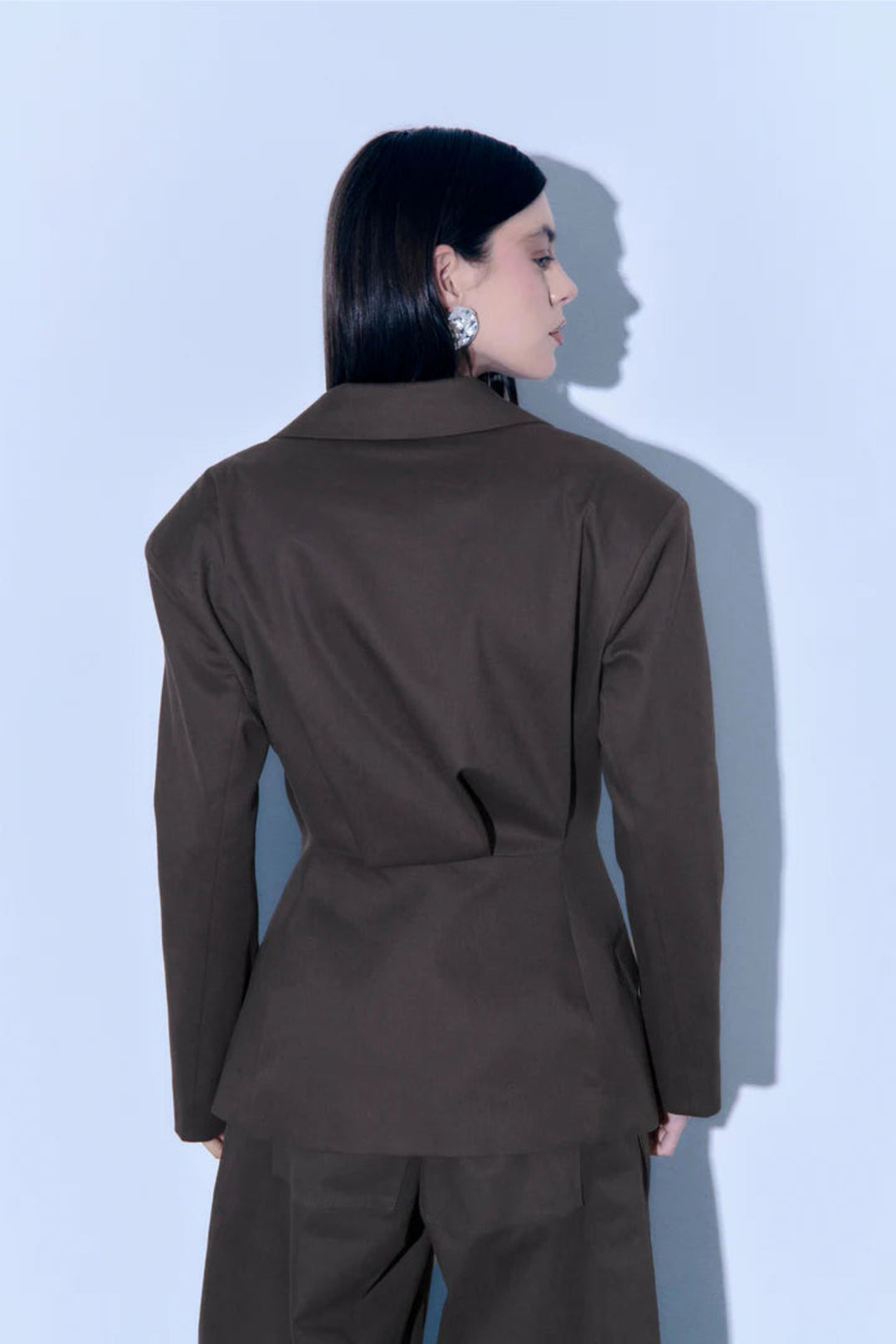 Koi Envelope Blazer in Smoke