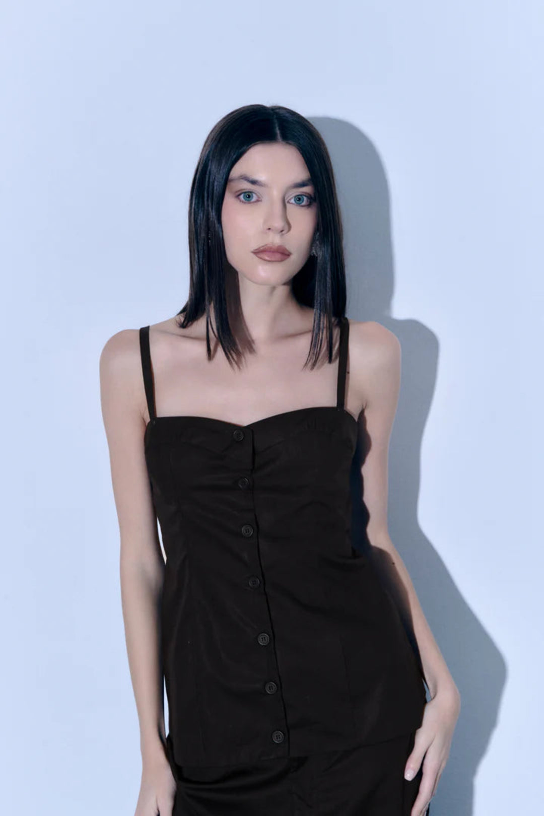 Anna Shirt Set in Black