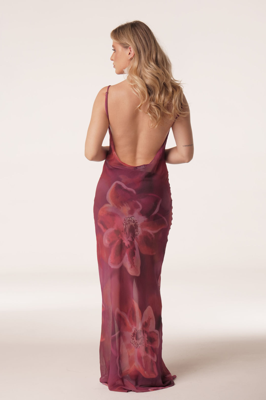 Sirena Dress in Cherry