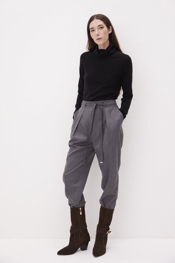 High Neck Knit Sweater