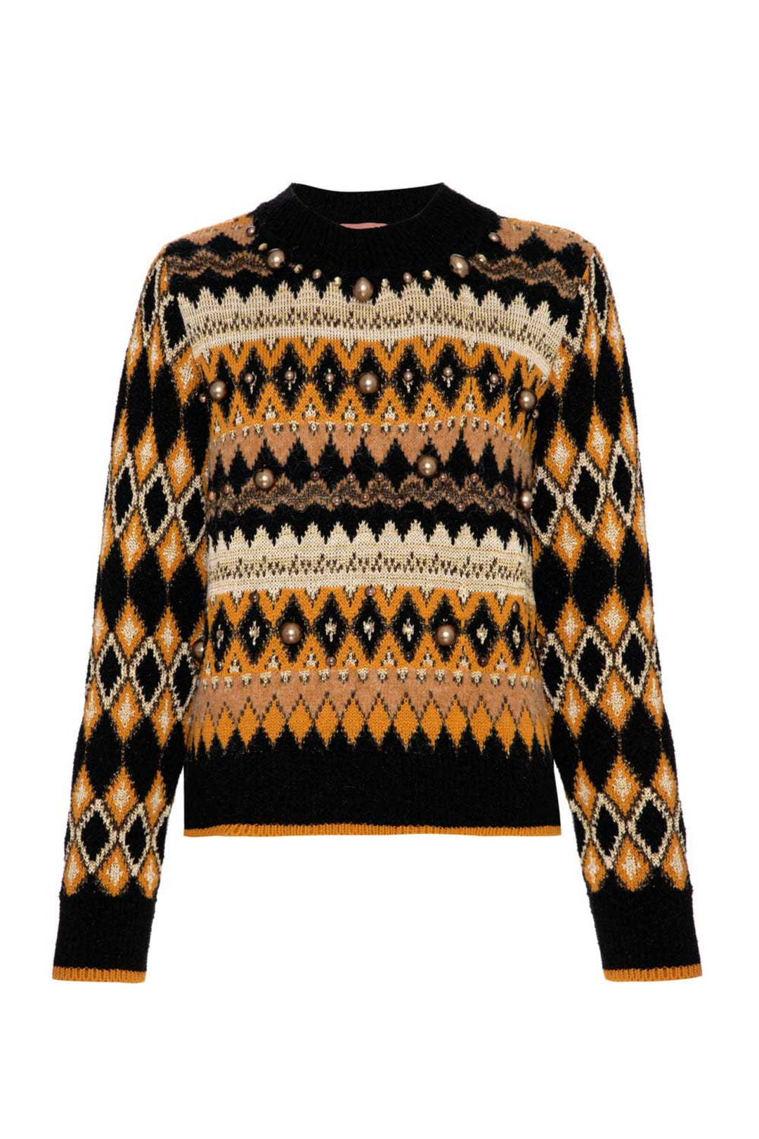 Twiggy Colorblock Knit Sweater