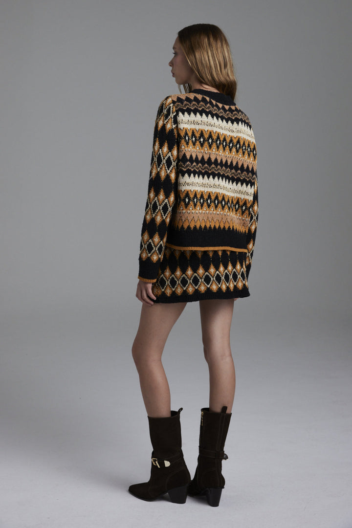Twiggy Colorblock Knit Sweater