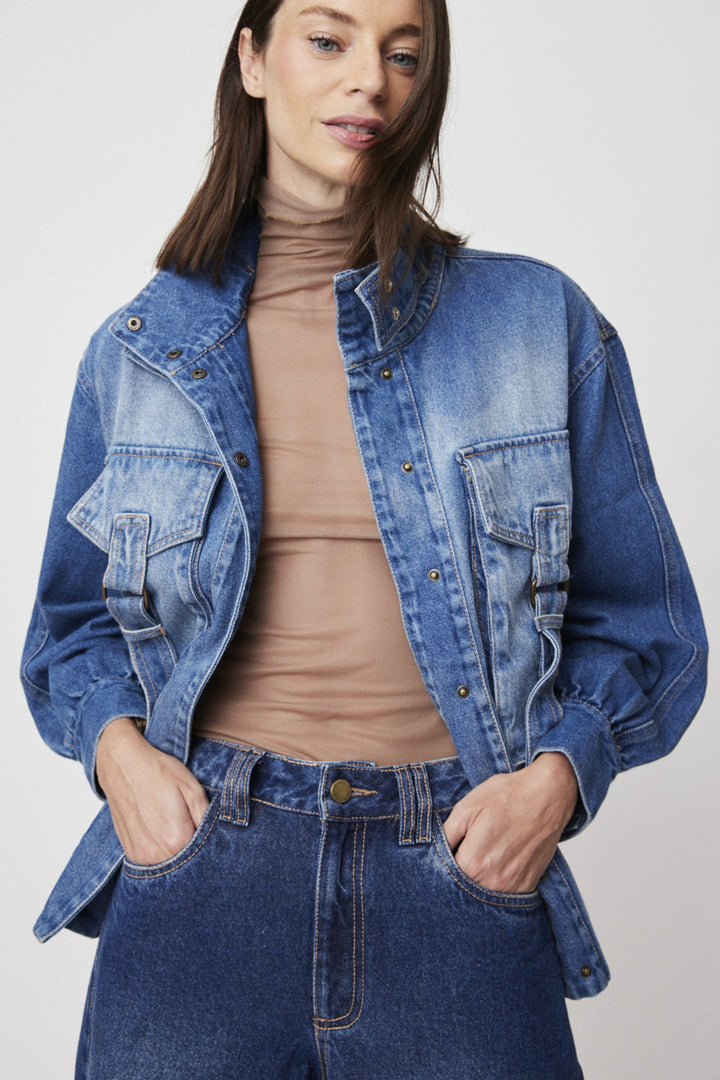 Leonore Tulle Blouse