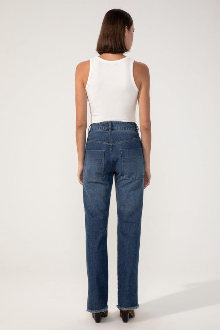 Thirty Five Years Embroidered Jeans