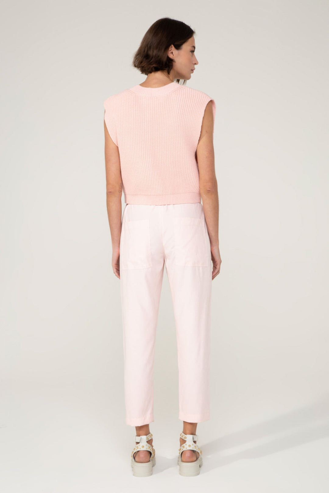 Basic Pink Knit Vest