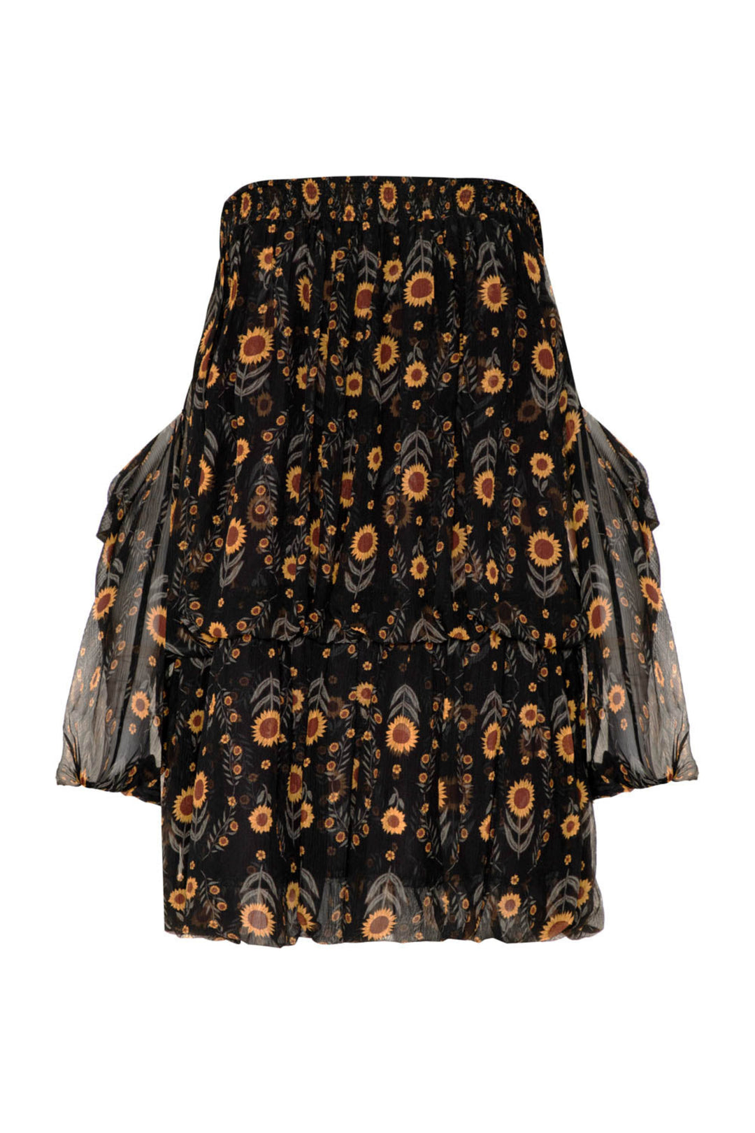 Sunflower Silk Mini Dress