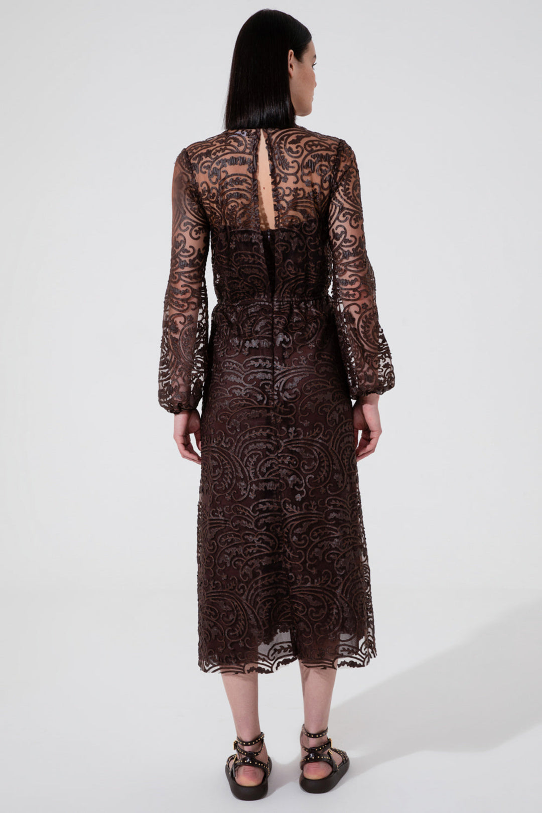 Palais Embroidered Lace Dress