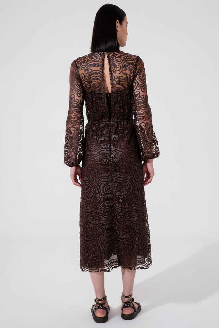 Palais Embroidered Lace Dress