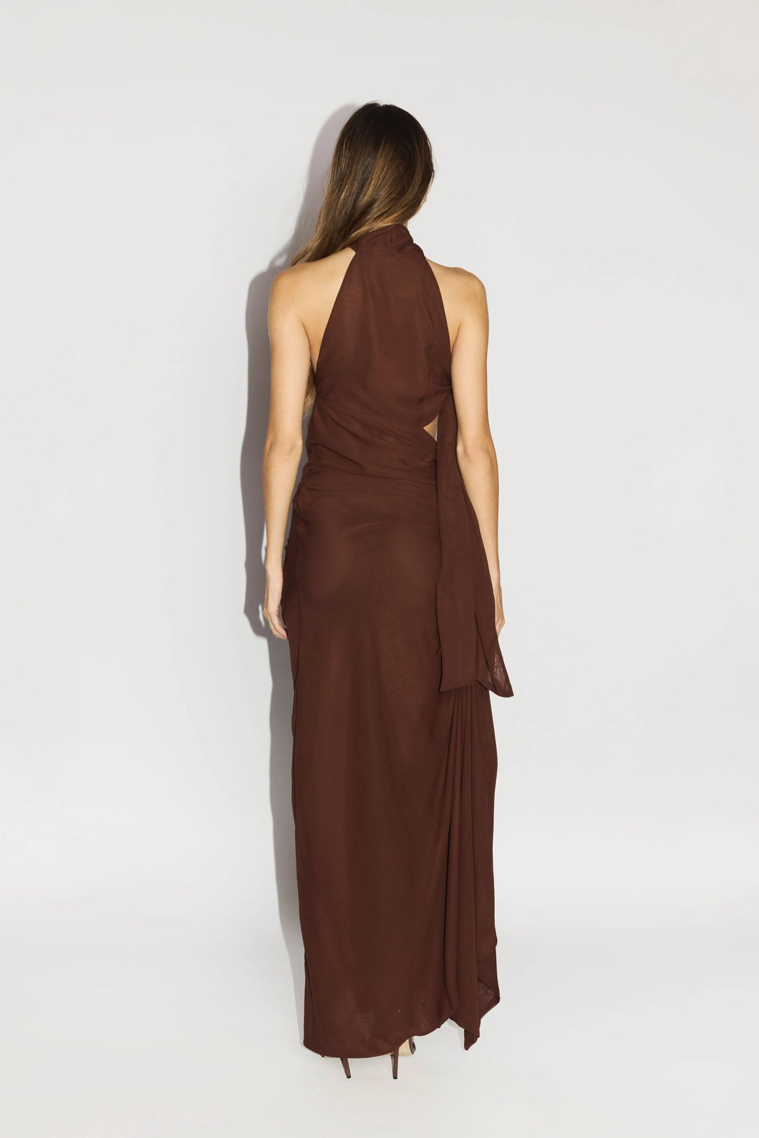 Aiko Coffee Dress