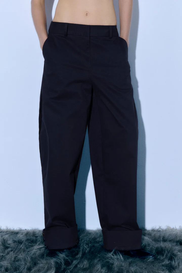 Koi Tailored Trousers in Navy Blue