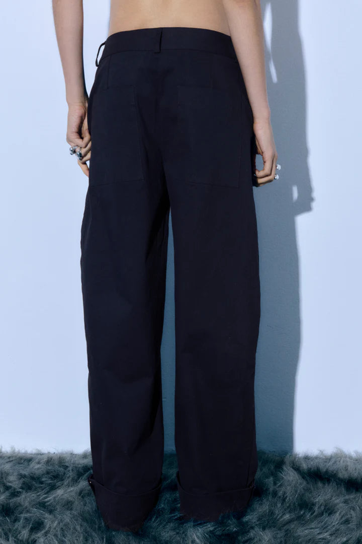 Koi Tailored Trousers in Navy Blue