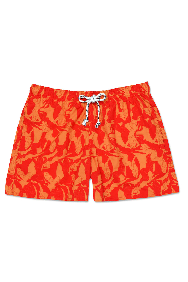 Hall of Fame Shorts - Red / Yellow