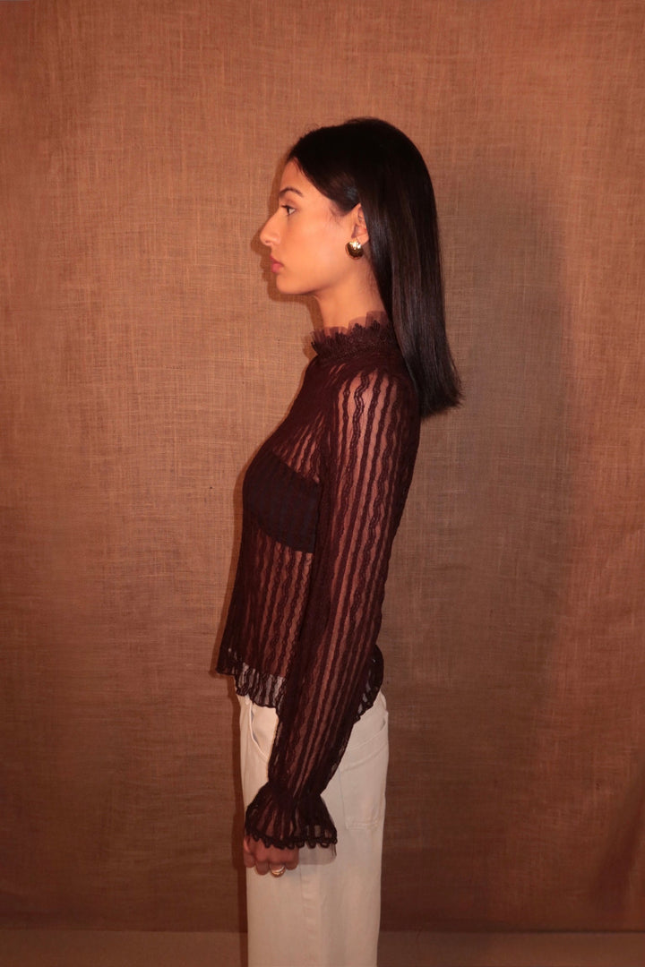 Lucy Top Brown