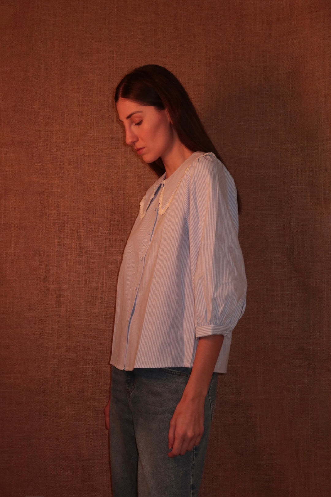 Dora Blouse - Soft Blue