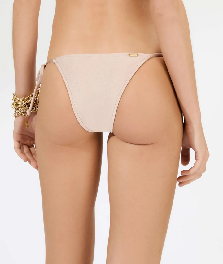 Sunset Beige Tie-Side Triangle Bikini