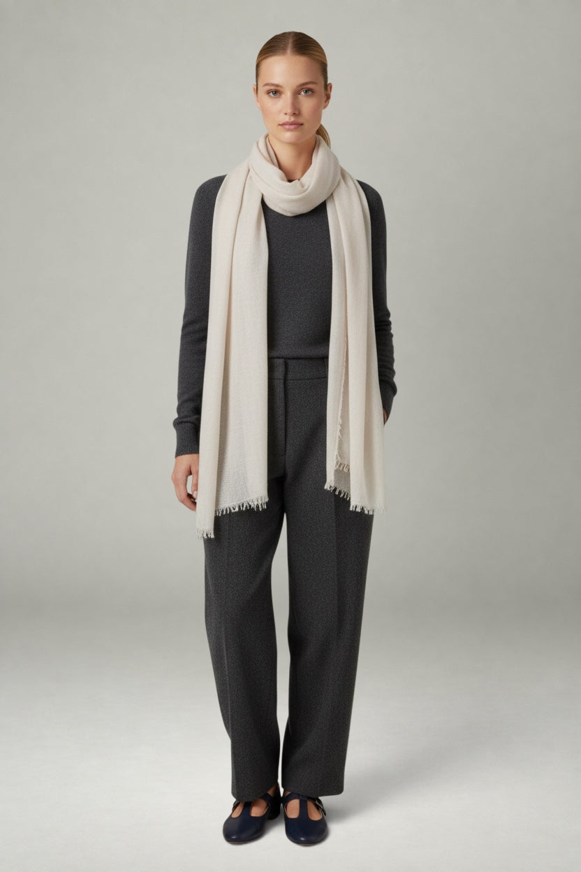 Flow Scarf Cream