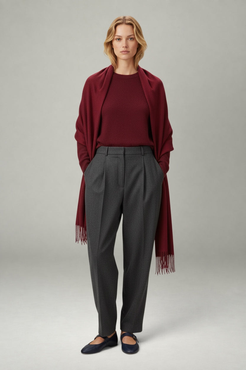 Layer Echarpe Burgundy