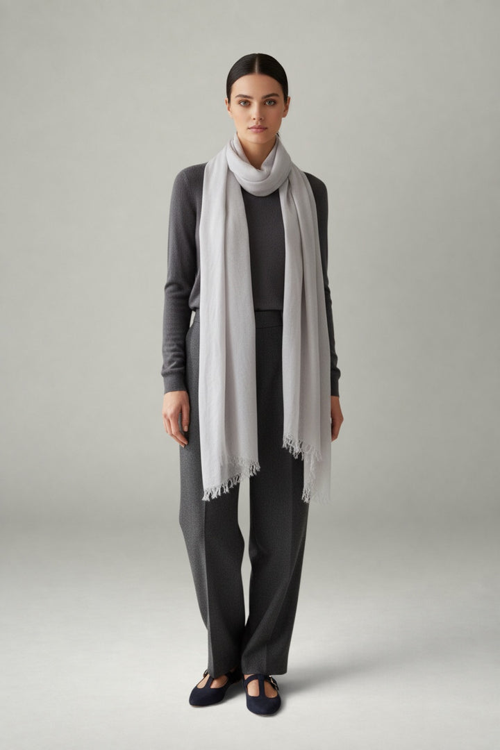 Flow Scarf Soft Grey