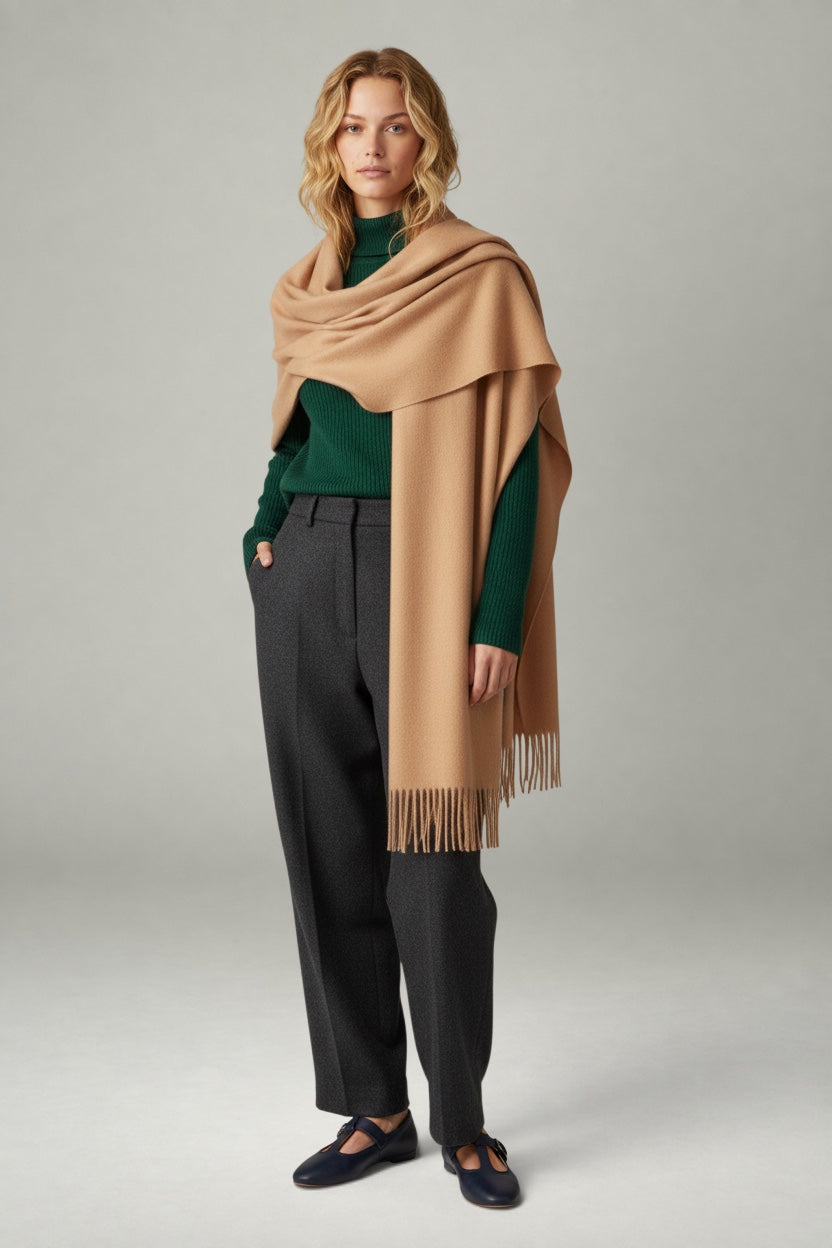Layer Echarpe Beige