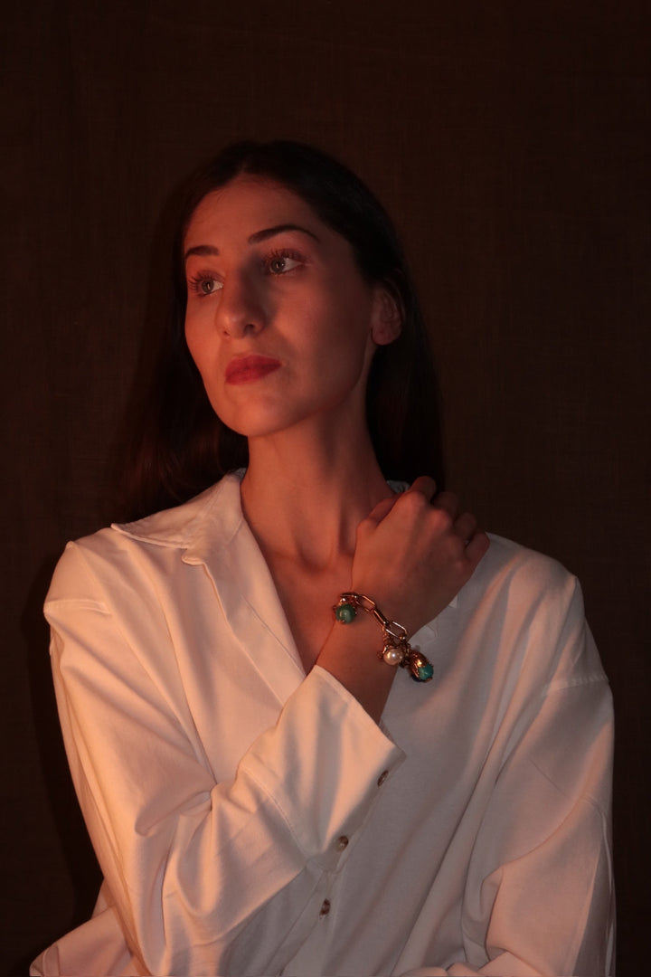 Tulip Bracelet With Colorful Beads