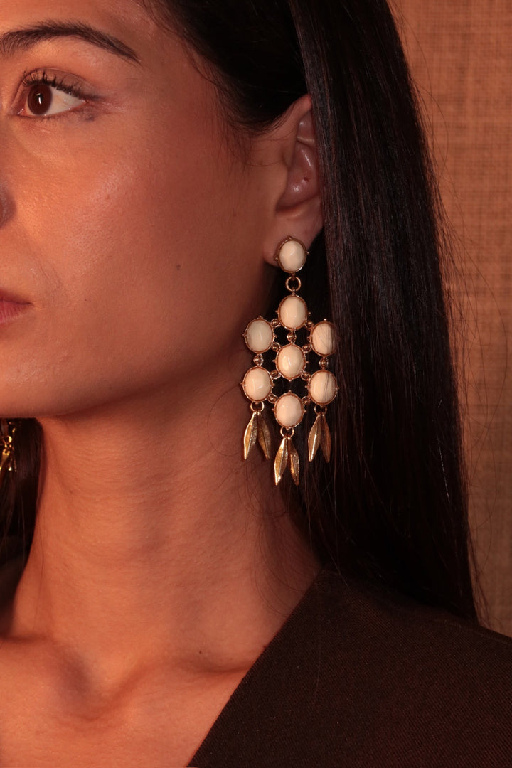 White Elegance Earrings