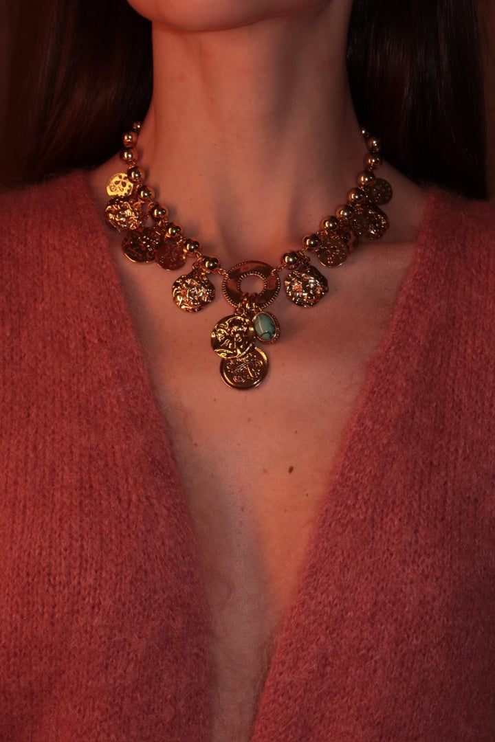 Golden Coin Necklace