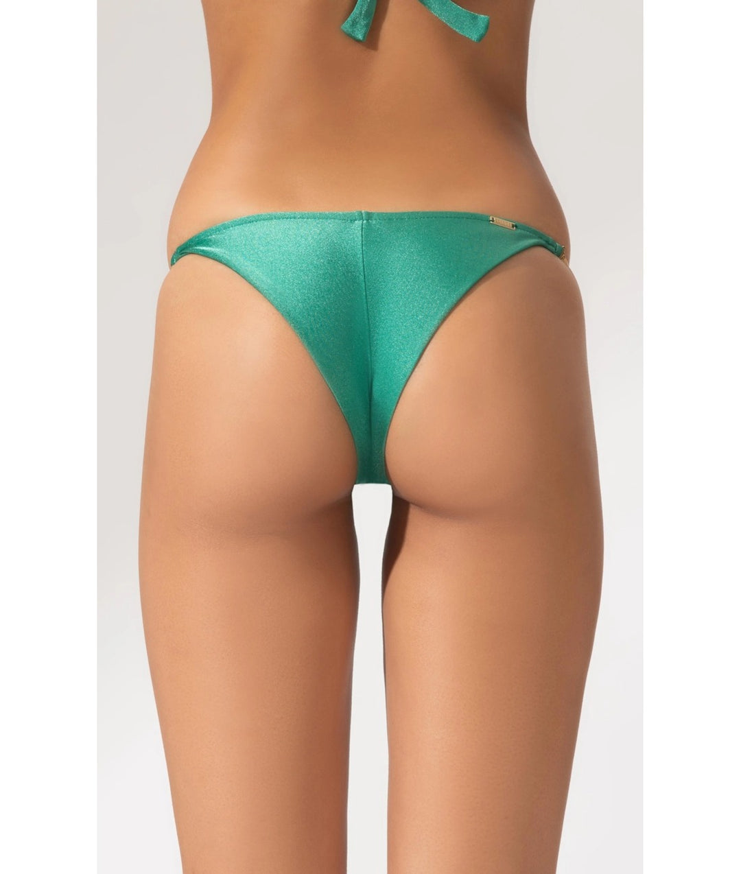 Green Fixed Triangle Bikini