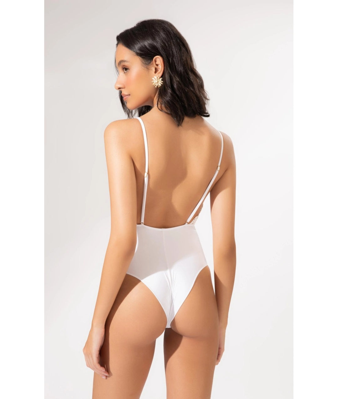 White Miracle Lace Maillot