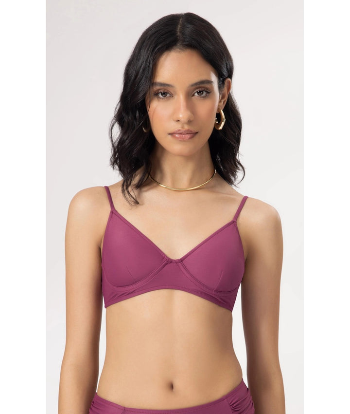 Mauve Underwire Comfort Bikini
