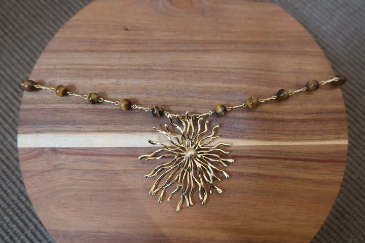 Long Golden Necklace