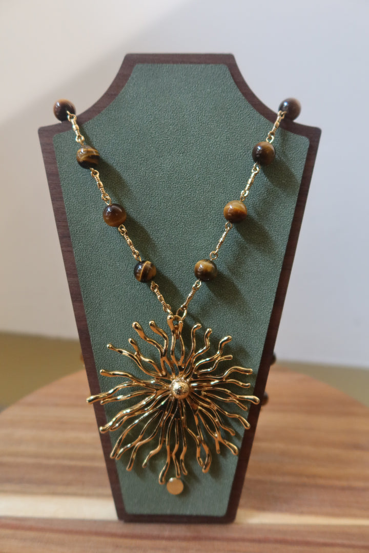 Long Golden Necklace