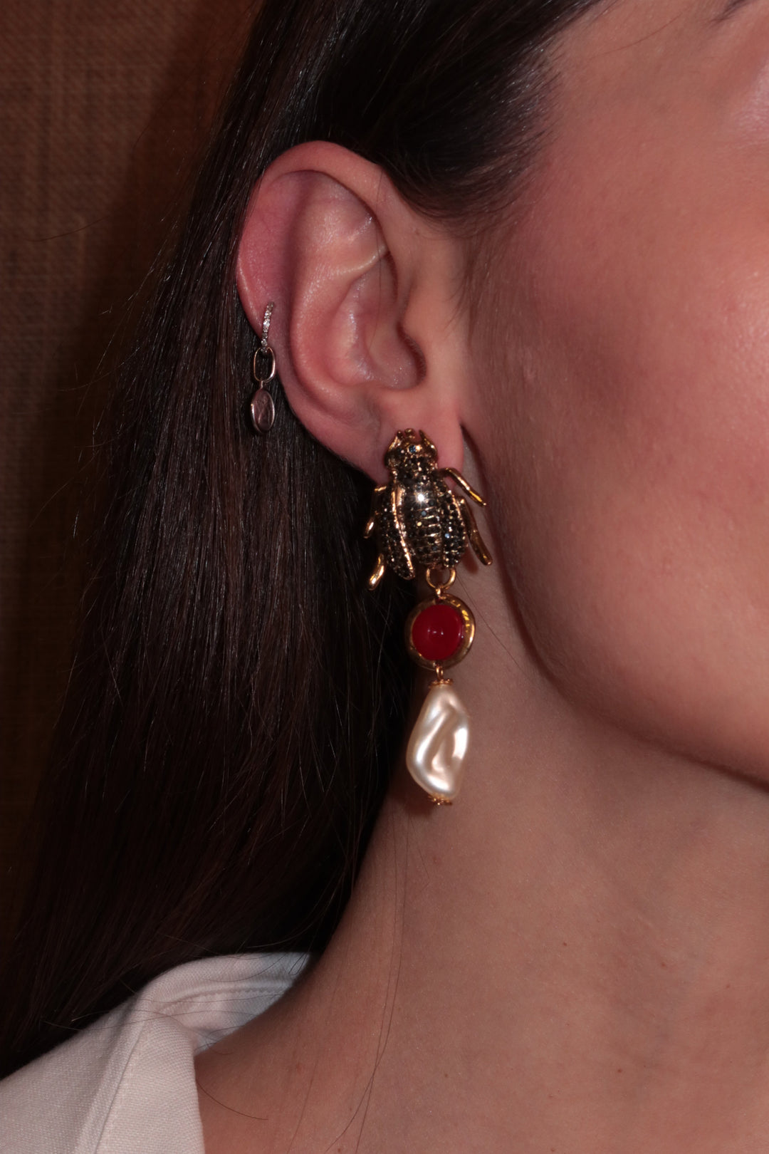 Beetle Earrings
