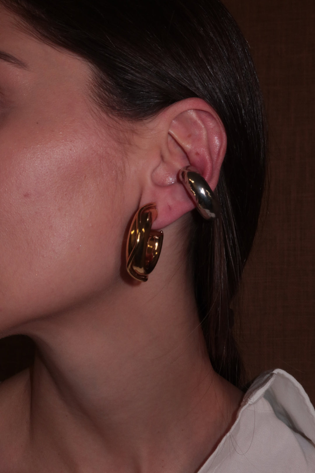 Vario 120 - Piercing in argento con ammaccature