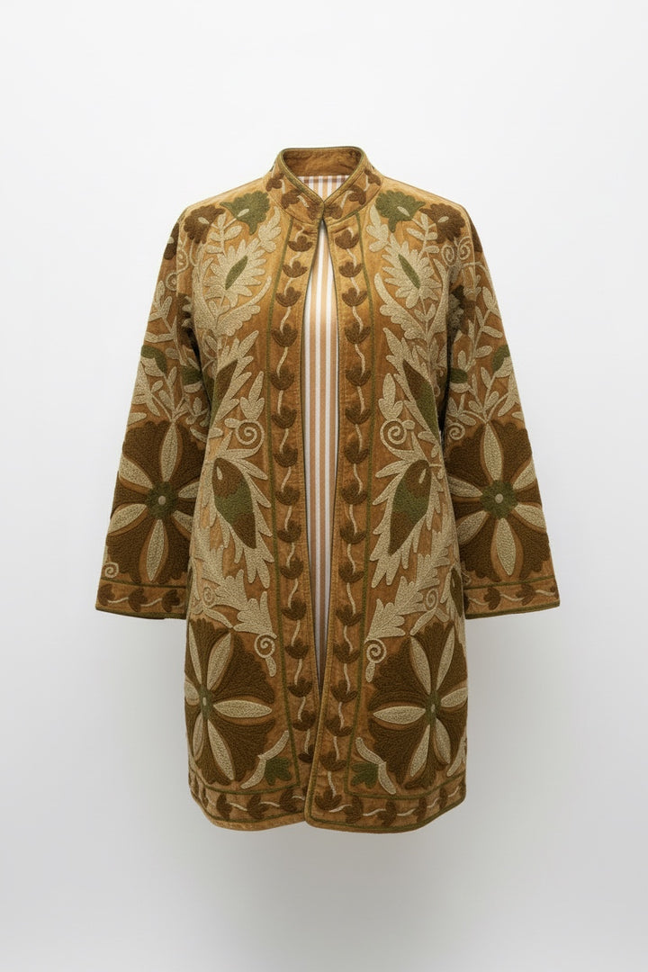 Hooby Velvet Midi Coat