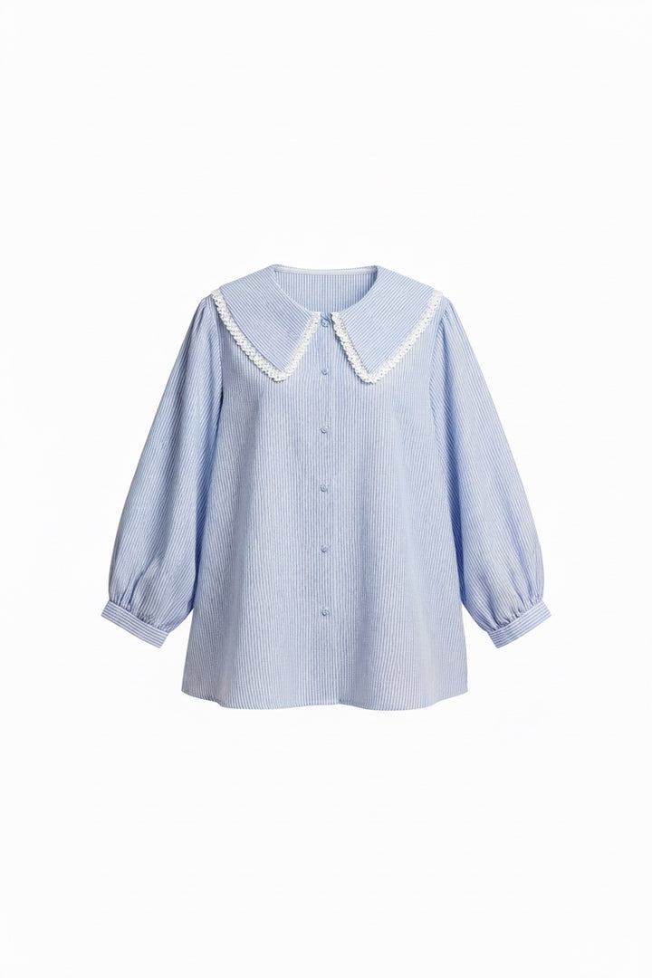 Dora Blouse - Soft Blue